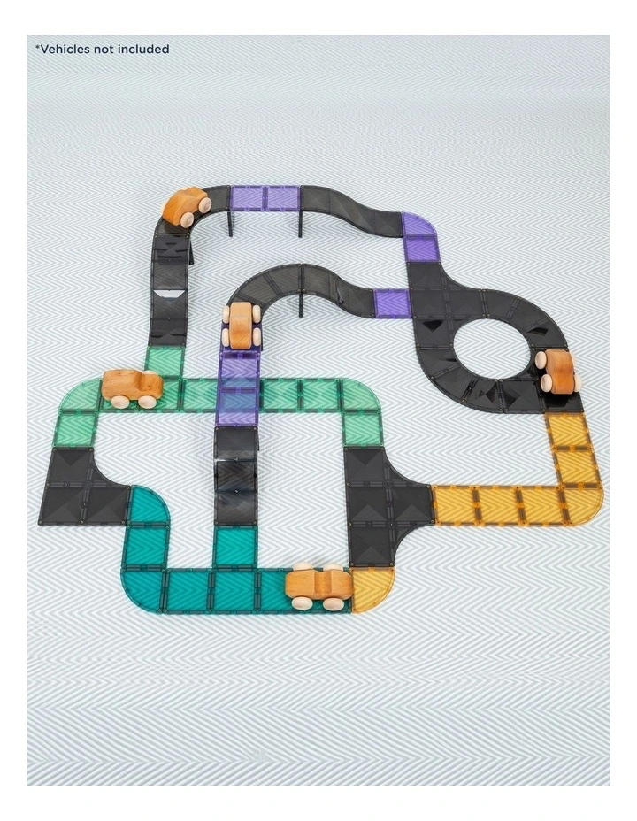 CONNETIX Magnetic Tiles Ramps & Intersections Pack, 16 Pieces image 3