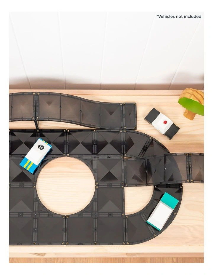 CONNETIX Magnetic Tiles Ramps & Intersections Pack, 16 Pieces image 4