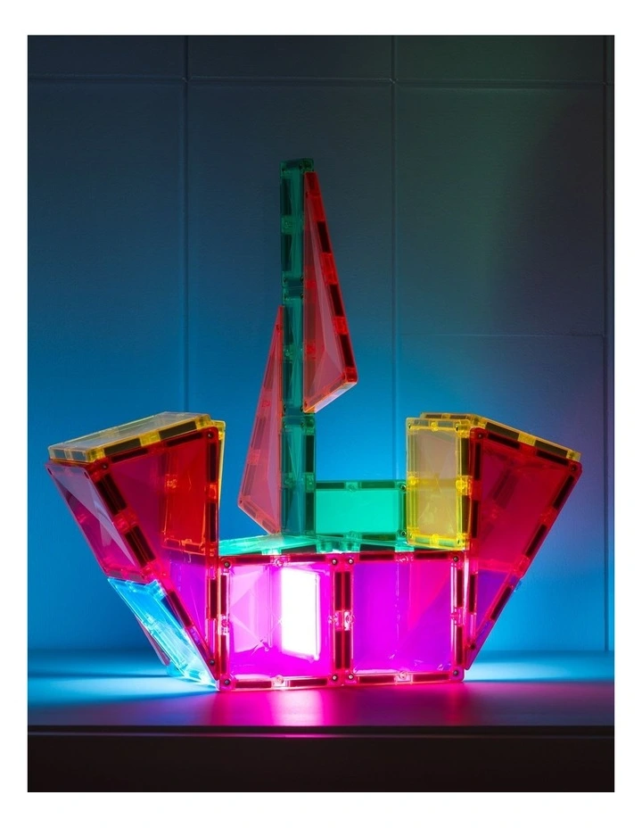CONNETIX Magnetic Tiles Light Rocket Pack, 30 Pieces image 4