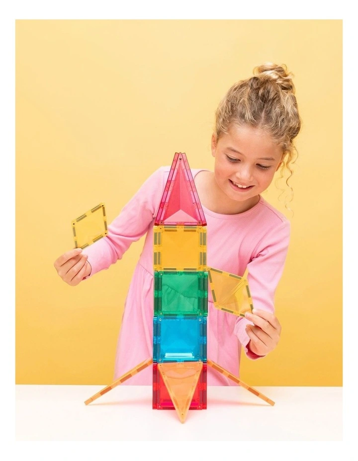 CONNETIX Magnetic Tiles Light Rocket Pack, 30 Pieces image 5