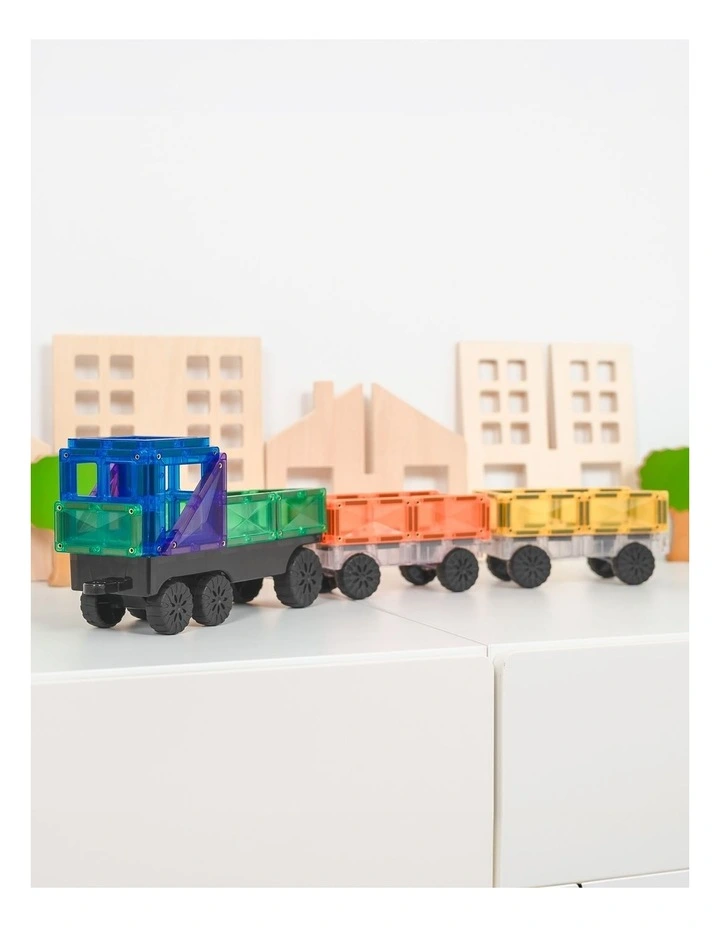 CONNETIX Magnetic Tiles Rainbow Transport Pack, 50 Pieces image 5