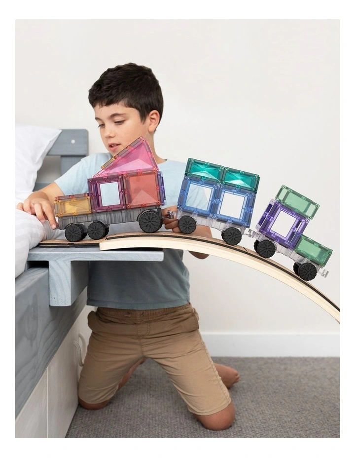 CONNETIX Magnetic Tiles Pastel Transport Pack, 50 Pieces image 3