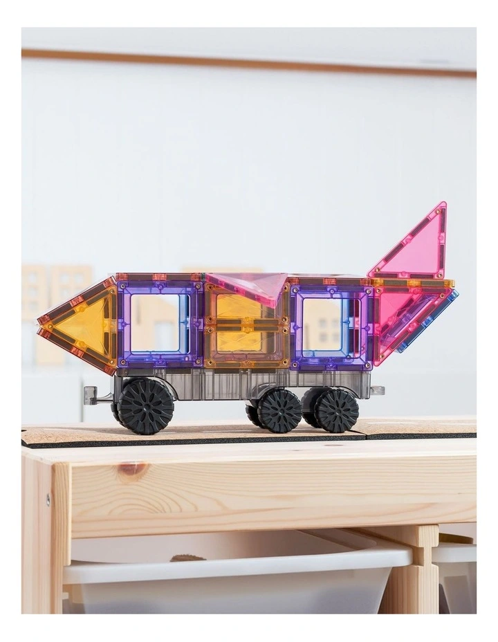 CONNETIX Magnetic Tiles Pastel Transport Pack, 50 Pieces image 4