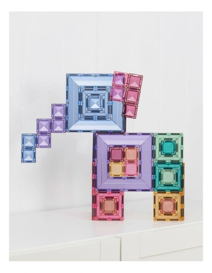 CONNETIX Magnetic Tiles Pastel Portal Pack, 48 Pieces image 4