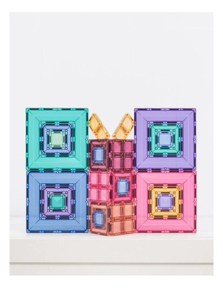 CONNETIX Magnetic Tiles Pastel Portal Pack, 48 Pieces image 5