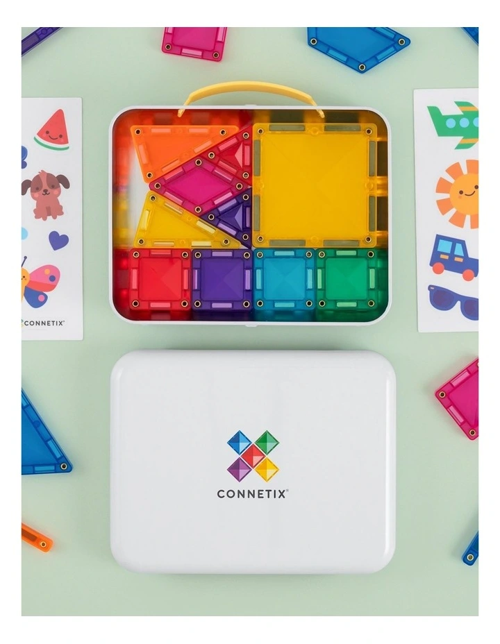 CONNETIX Magnetic Tiles Travel Mini Pack, 32 Pieces image 5