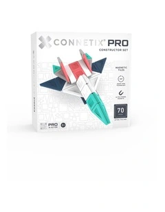 CONNETIX Magnetic Tiles PRO Constructor Set, 70 Pieces
