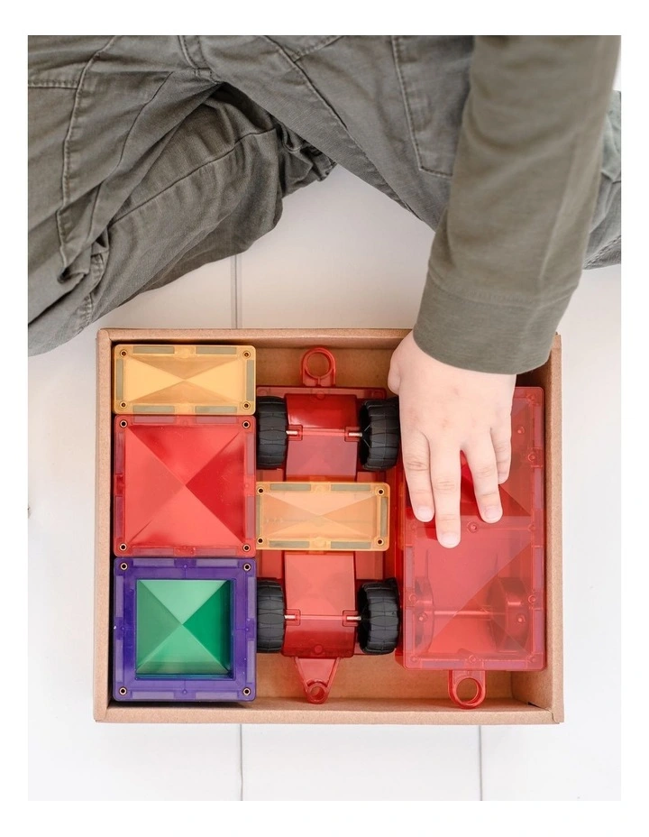 CONNETIX Magnetic Tiles Rainbow Motion Pack, 24 Pieces image 3
