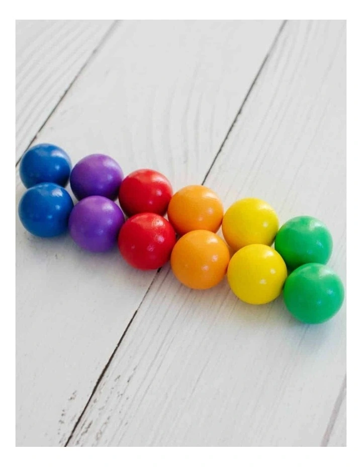 CONNETIX Magnetic Tiles Rainbow Ball Pack, 12 Pieces image 2
