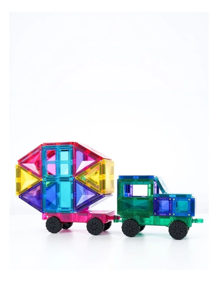 CONNETIX Magnetic Tiles Bright Mega Pack, 202 Pieces image 5