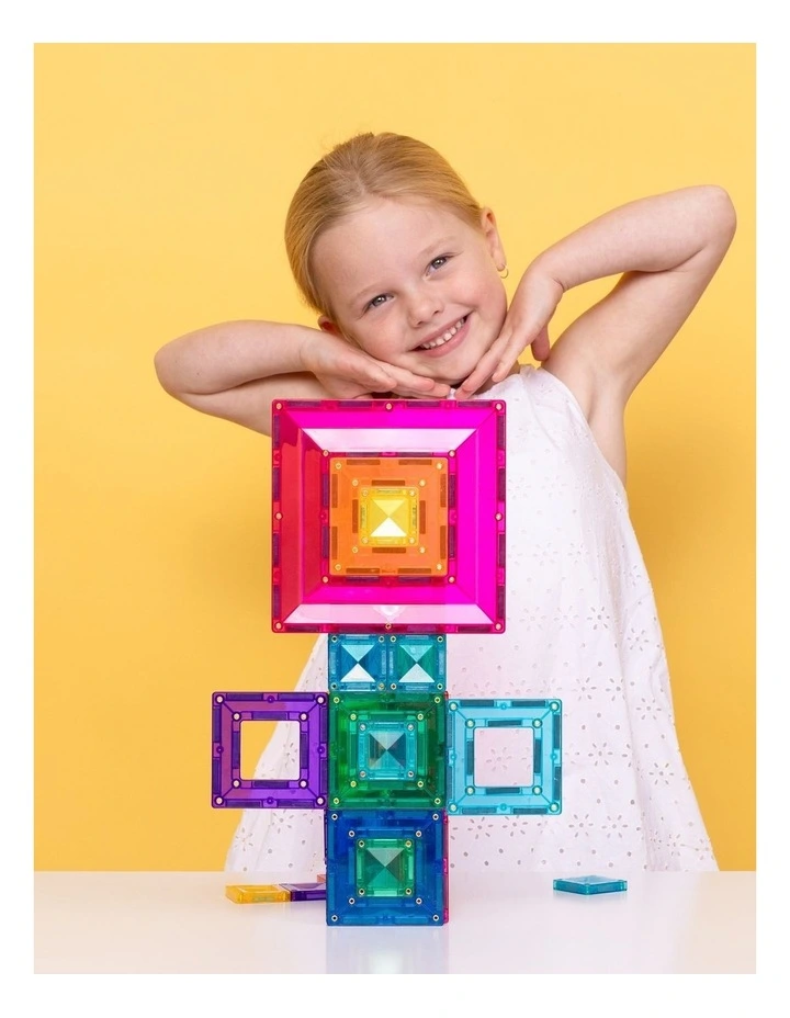 CONNETIX Magnetic Tiles Bright Portal Pack, 48 Pieces image 2