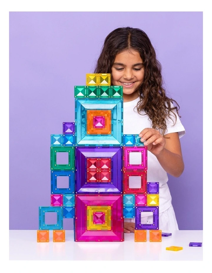 CONNETIX Magnetic Tiles Bright Portal Pack, 48 Pieces image 3
