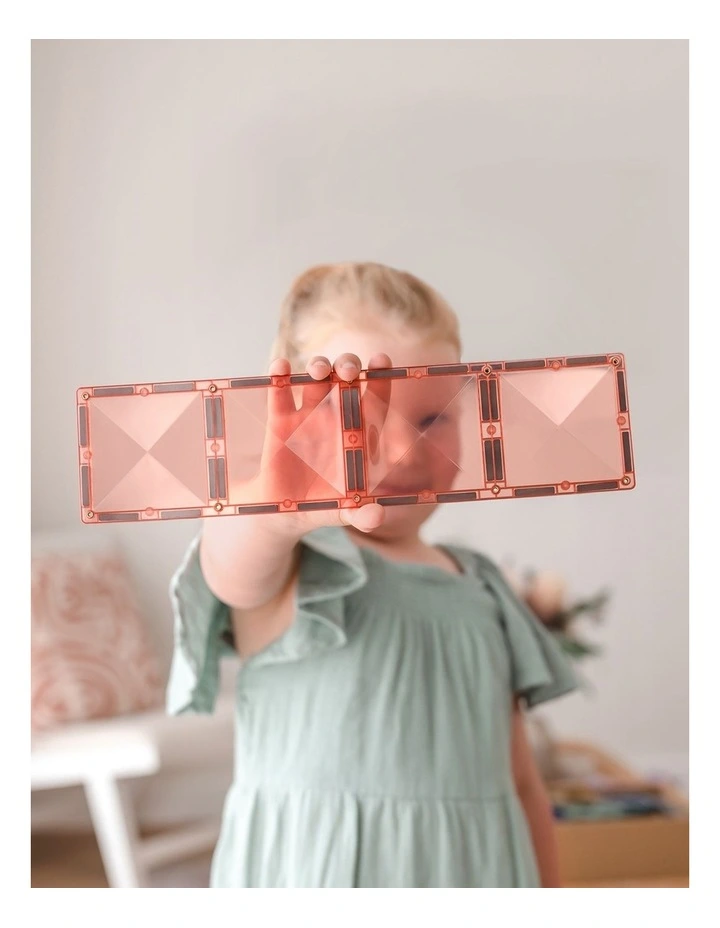 CONNETIX Magnetic Tiles Pastel Rectangle Pack, 24 Pieces image 4