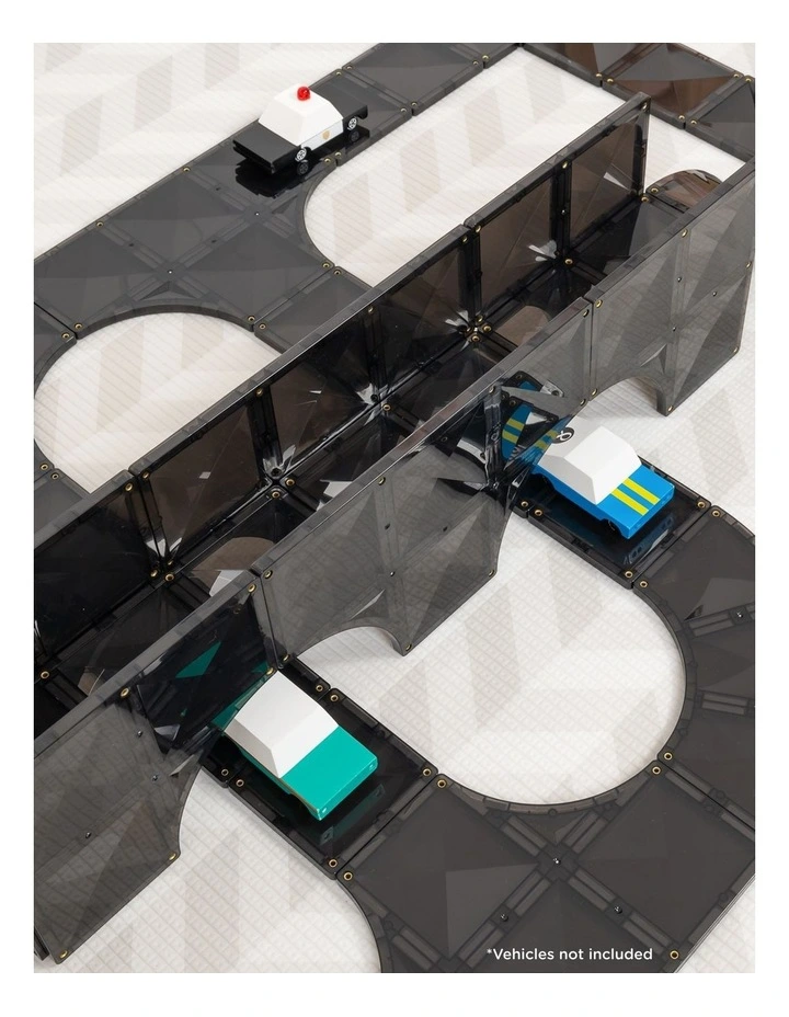 CONNETIX Magnetic Tiles Creative Roads Pack, 48 Pieces image 2