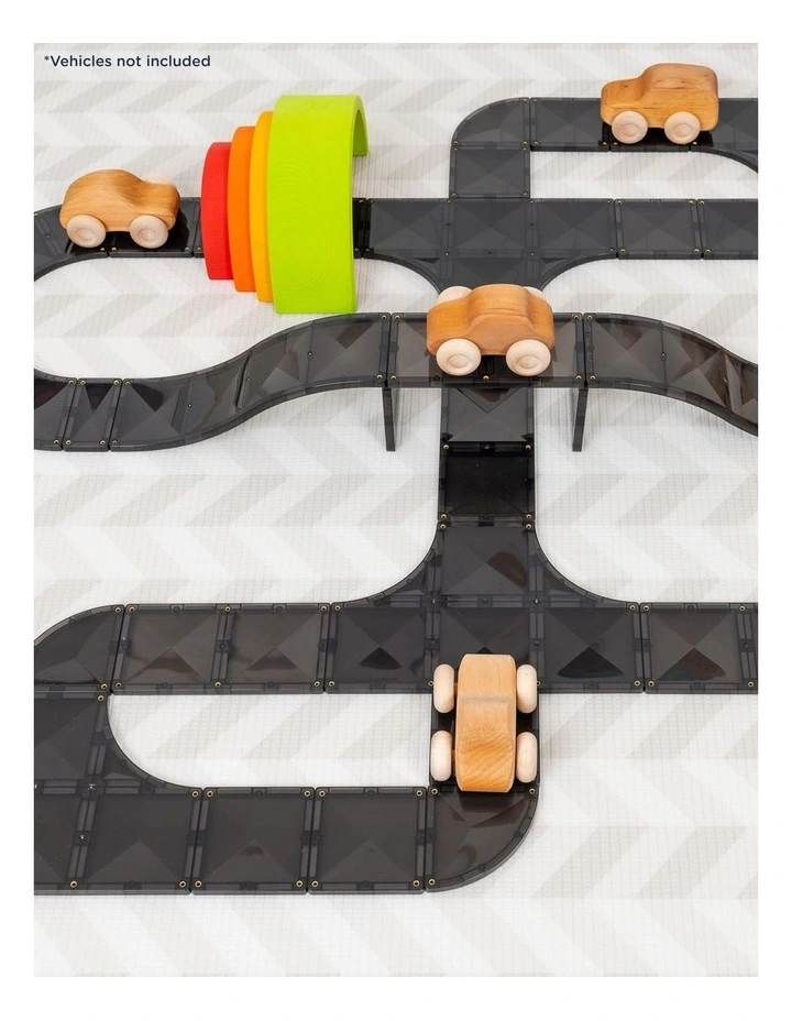 CONNETIX Magnetic Tiles Creative Roads Pack, 48 Pieces image 4