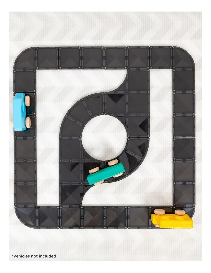 CONNETIX Magnetic Tiles Creative Roads Pack, 48 Pieces image 5