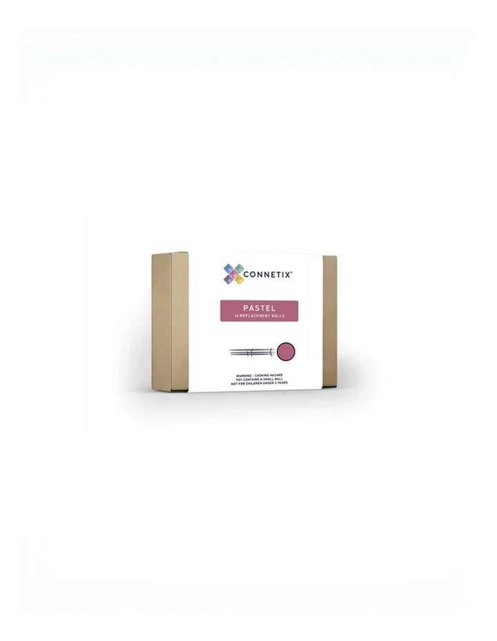 CONNETIX Magnetic Tiles Pastel Ball Pack, 16 Pieces image 1