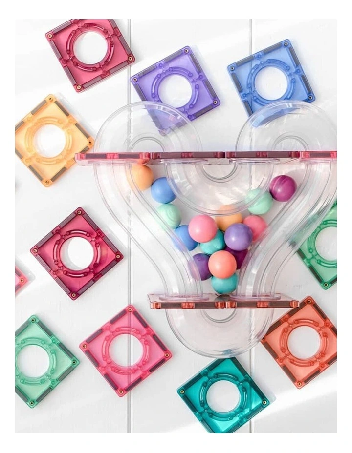 CONNETIX Magnetic Tiles Pastel Ball Pack, 16 Pieces image 3