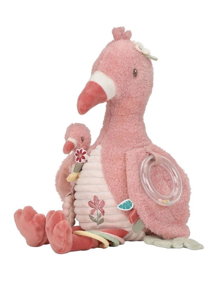 Little Dutch Safari Friends Activity Cuddle Flamingo image 1