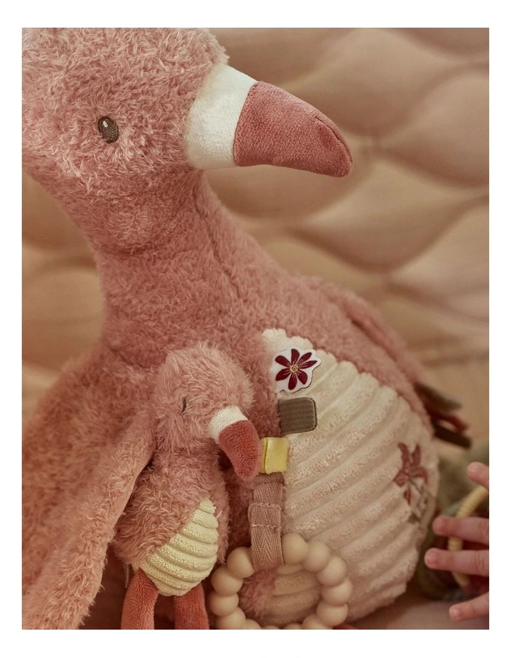 Little Dutch Safari Friends Activity Cuddle Flamingo image 5