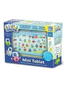 Alphablocks - Mini Tablet Kids Activity Game - Learning Resource - 3 years 