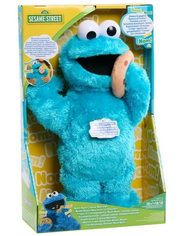 Sesame Street - Nom Nom Cookie Monster, Animated Plush, 18 months image 2