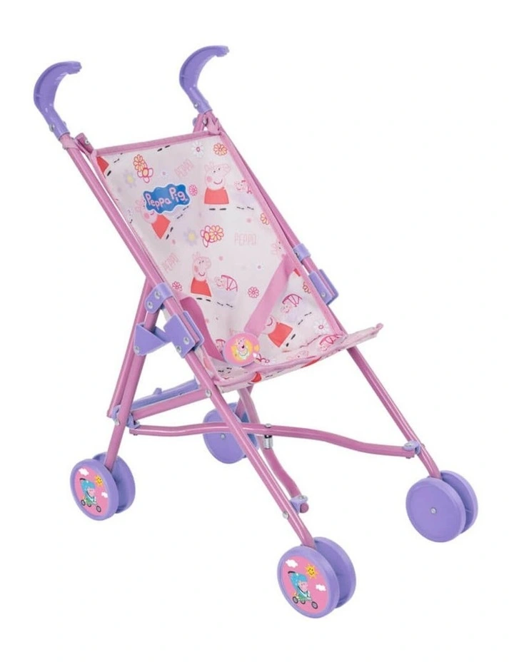 Peppa Pig - Baby Evie's Patterned Doll Stroller - Interactive Toy - 2 years  image 1