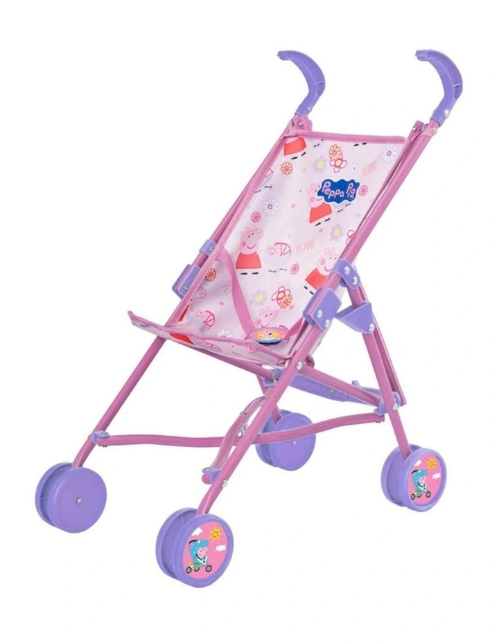 Peppa Pig - Baby Evie's Patterned Doll Stroller - Interactive Toy - 2 years  image 2