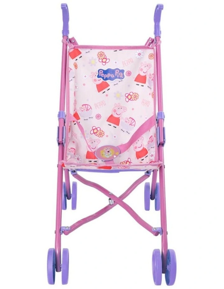 Peppa Pig - Baby Evie's Patterned Doll Stroller - Interactive Toy - 2 years  image 3