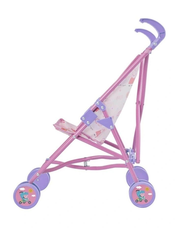 Peppa Pig - Baby Evie's Patterned Doll Stroller - Interactive Toy - 2 years  image 4