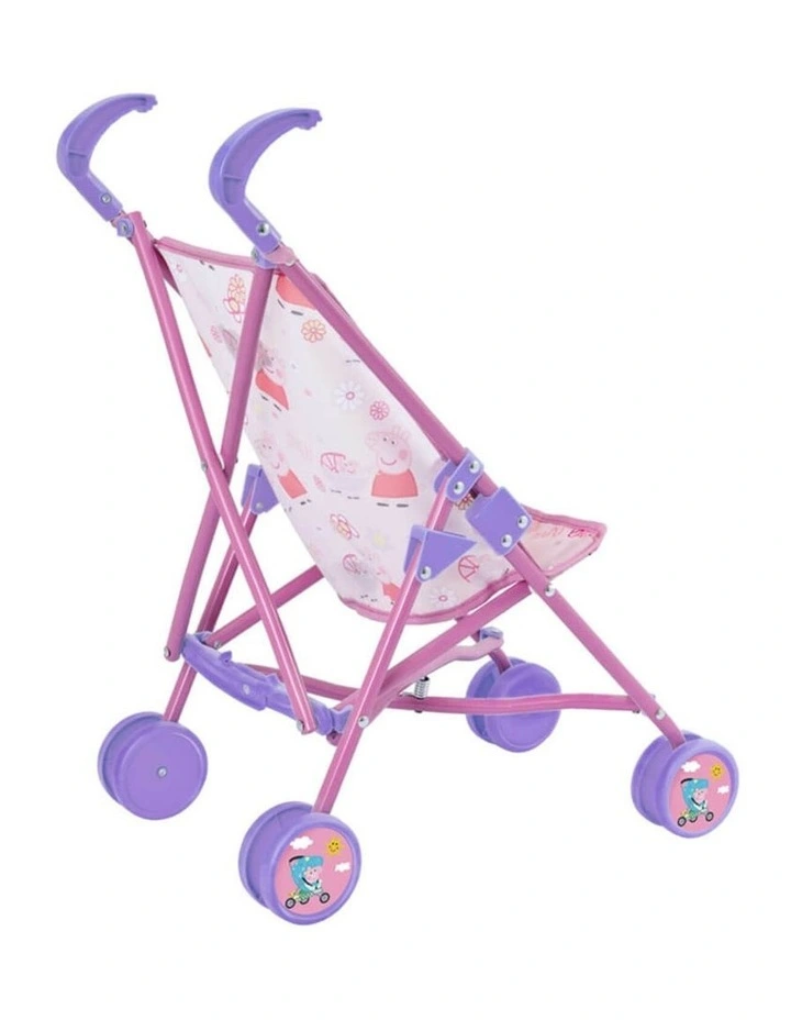 Peppa Pig - Baby Evie's Patterned Doll Stroller - Interactive Toy - 2 years  image 5