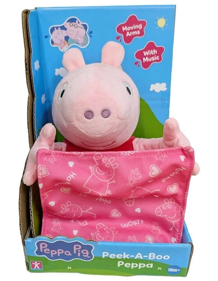 Peppa Pig - Peek-A-Boo Peppa Animated Plush - Interactive Toy - 1 year  image 1