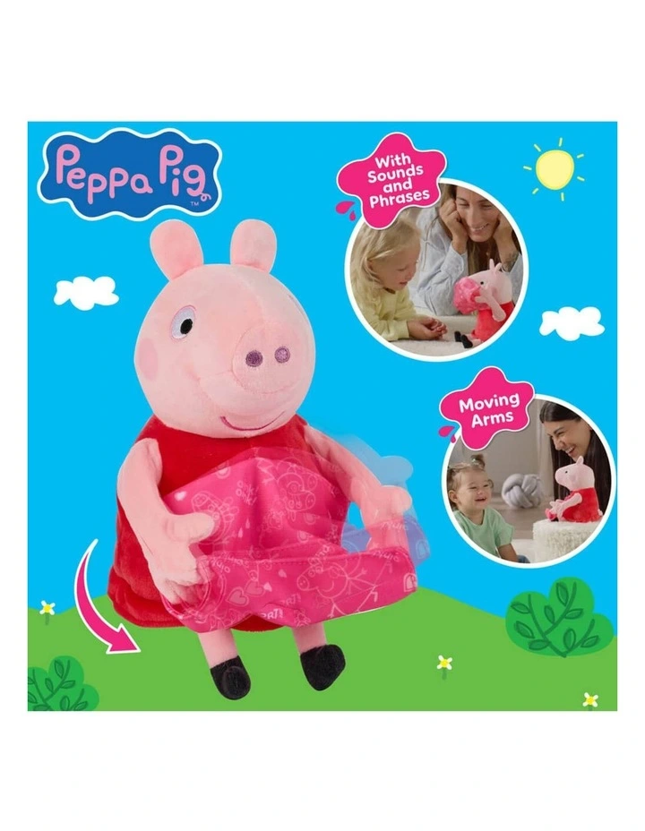 Peppa Pig - Peek-A-Boo Peppa Animated Plush - Interactive Toy - 1 year  image 5