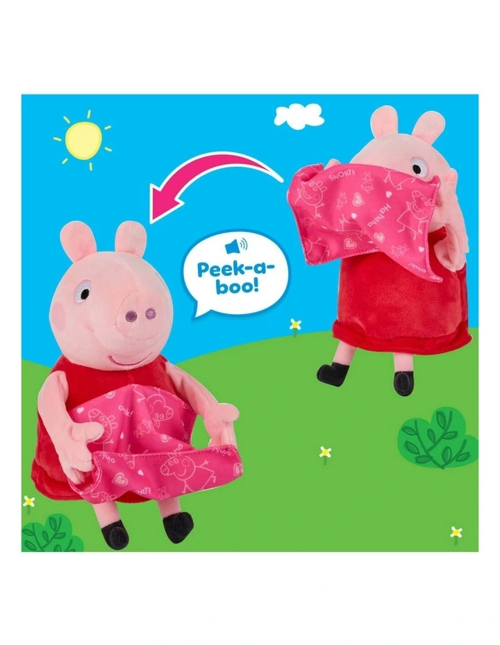 Peppa Pig - Peek-A-Boo Peppa Animated Plush - Interactive Toy - 1 year  image 6
