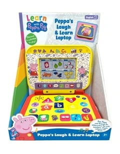 Peppa Pig - Peppa's Laugh & Learn Laptop - Interactive Toy - 2 years 