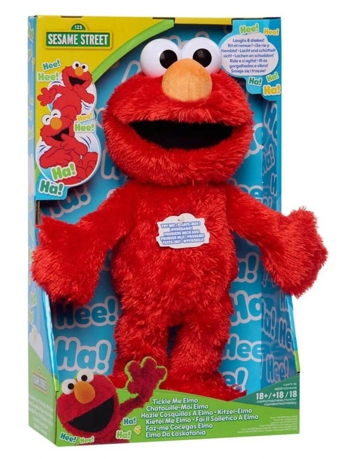 Sesame Street - Tickle Me Elmo, Animated Plush, 18 months image 2