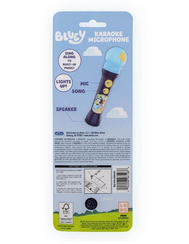 Bluey - Karaoke Microphone - Electronic Interactive Toy - 3 years  image 4