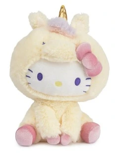 Hello Kitty & Friends - Hello Kitty Unicorn Soft Toy, 20cm, Plush, 1 year 