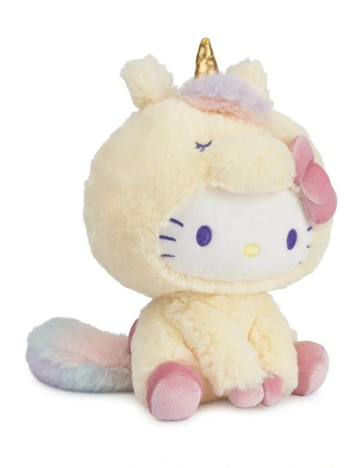 Hello Kitty & Friends - Hello Kitty Unicorn Soft Toy, 20cm, Plush, 1 year image 3