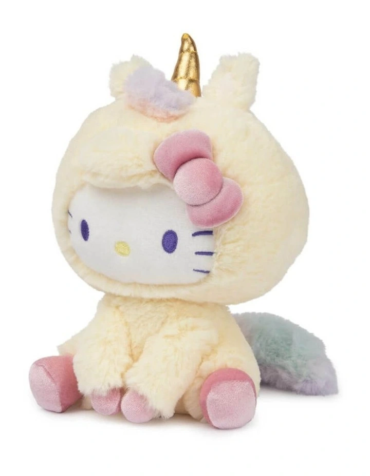 Hello Kitty & Friends - Hello Kitty Unicorn Soft Toy, 20cm, Plush, 1 year image 4