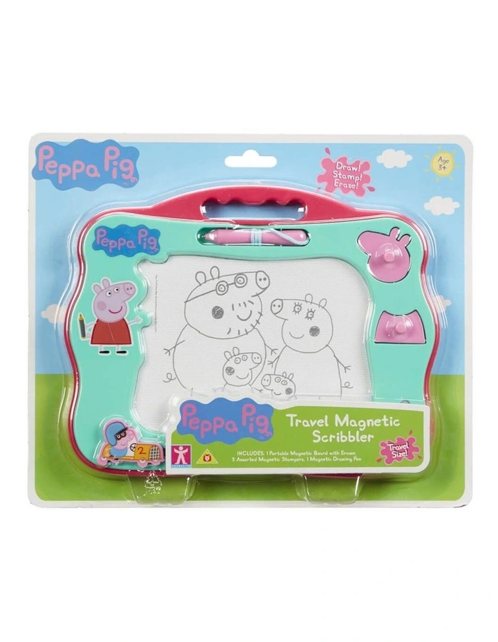 Peppa Pig - Travel Magnetic Scribbler, Activity Toy, 3 years  image 1