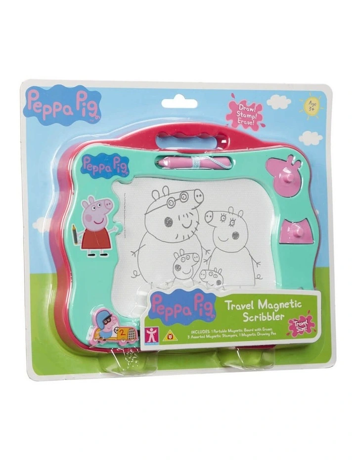 Peppa Pig - Travel Magnetic Scribbler, Activity Toy, 3 years  image 3