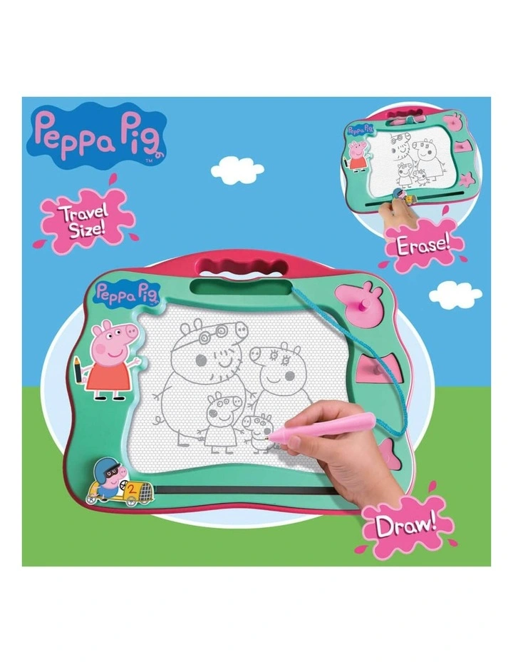 Peppa Pig - Travel Magnetic Scribbler, Activity Toy, 3 years  image 7