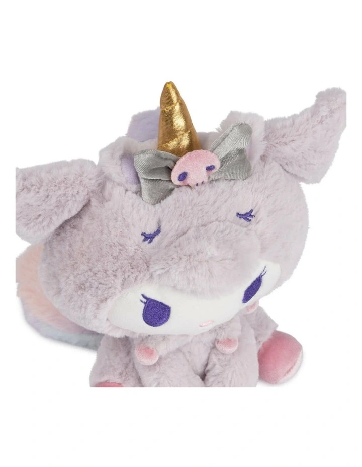Hello Kitty & Friends - Kuromi Unicorn Soft Toy, 20cm, Plush, 1 year  image 6