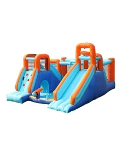 AirMyFun 12 Play Zones Inflatable Water Slide Park Jumping Castle Bounce House