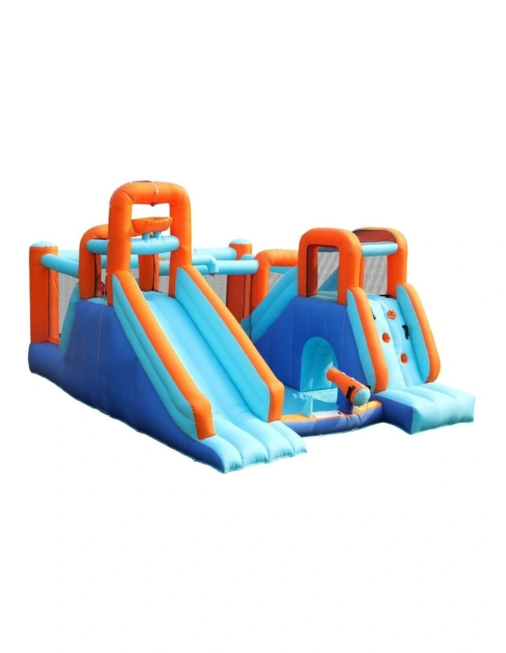 AirMyFun 12 Play Zones Inflatable Water Slide Park Jumping Castle Bounce House image 2