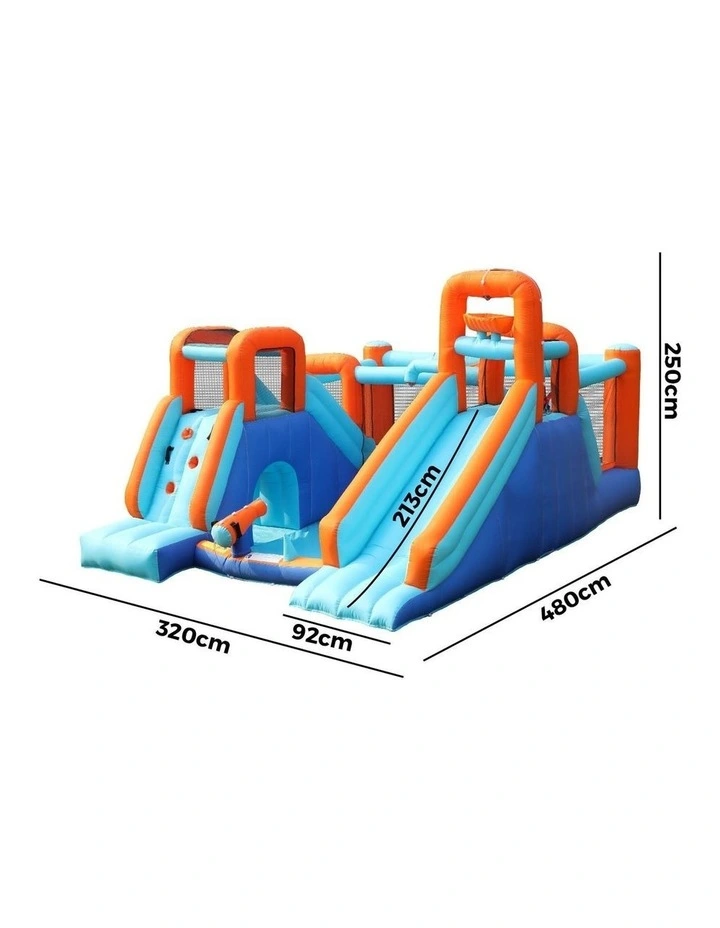 AirMyFun 12 Play Zones Inflatable Water Slide Park Jumping Castle Bounce House image 3
