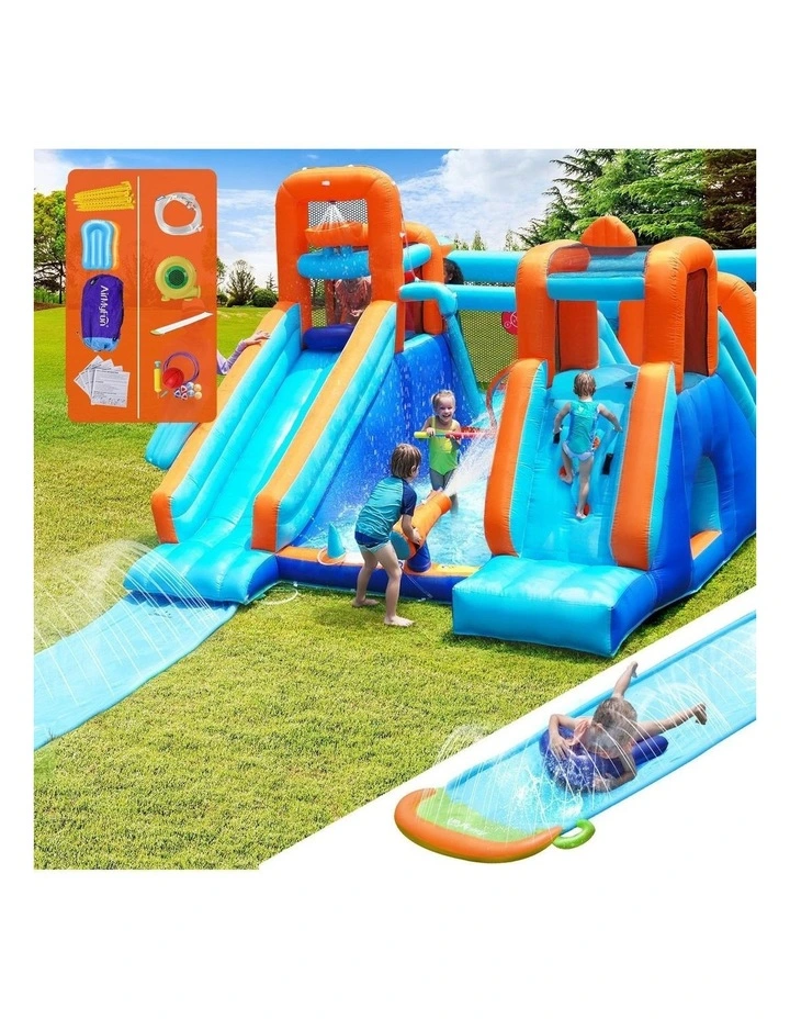 AirMyFun 12 Play Zones Inflatable Water Slide Park Jumping Castle Bounce House image 4
