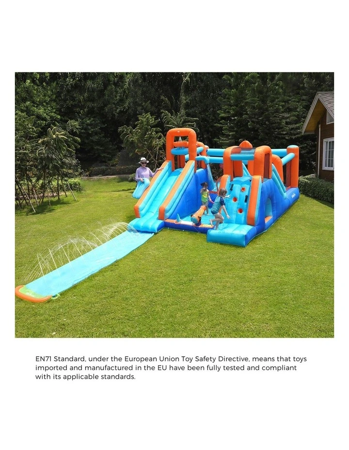 AirMyFun 12 Play Zones Inflatable Water Slide Park Jumping Castle Bounce House image 5