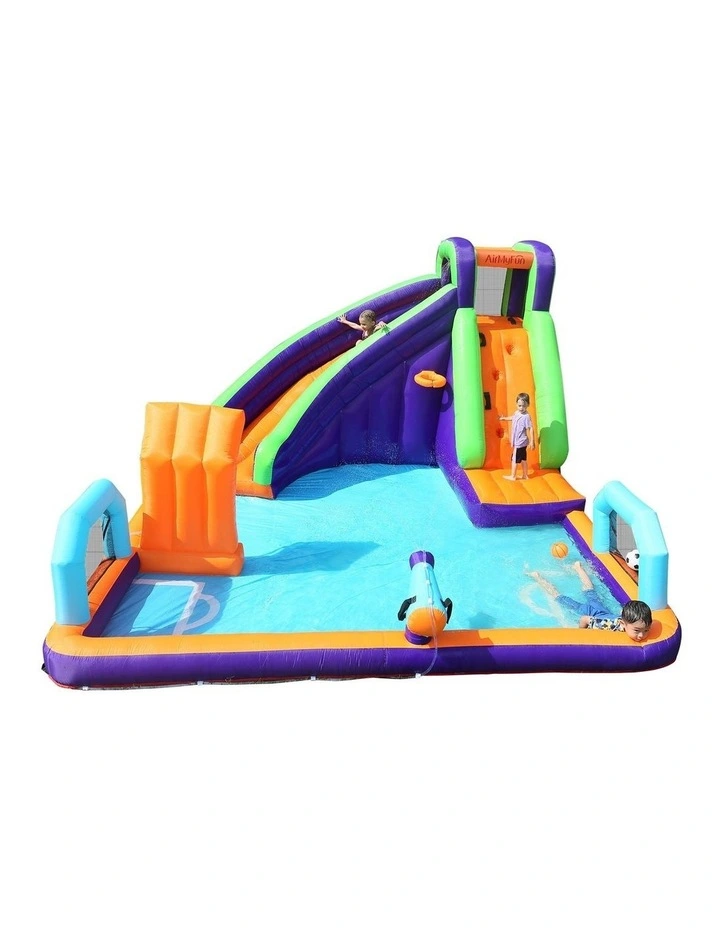 AirMyFun Inflatable Water Slide Bounce House Jumping Castle Park Play Pool Gift image 1